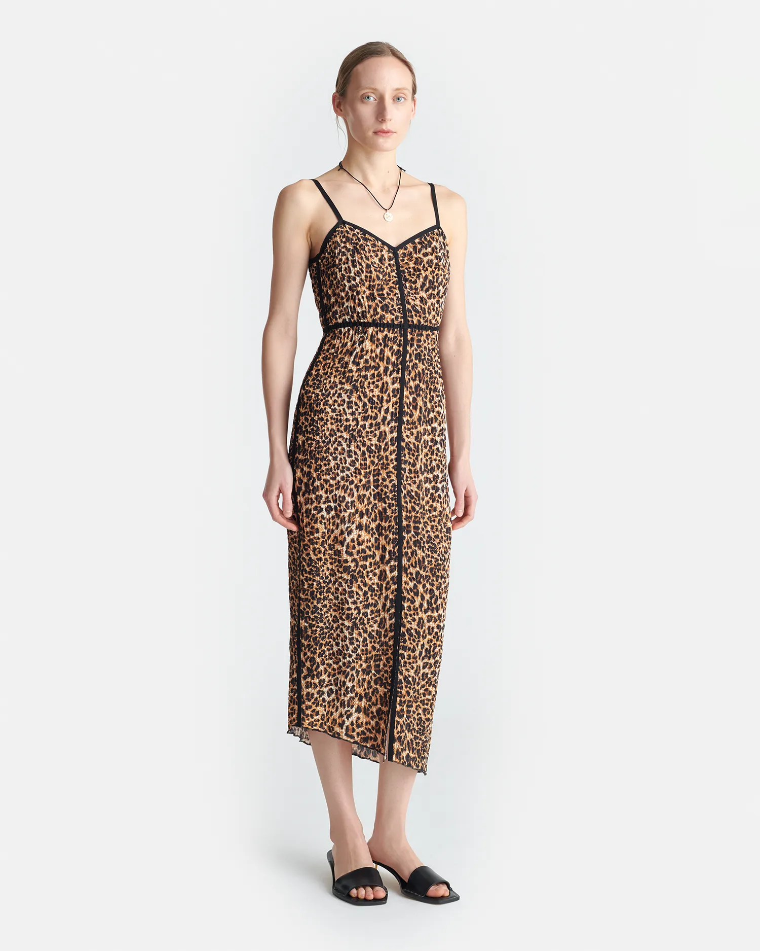 Abir - Printed Midi Dress - Ocelot