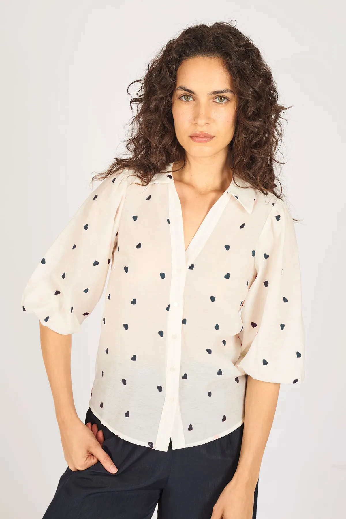 Achy Breaky Charlie Shirt in Navy