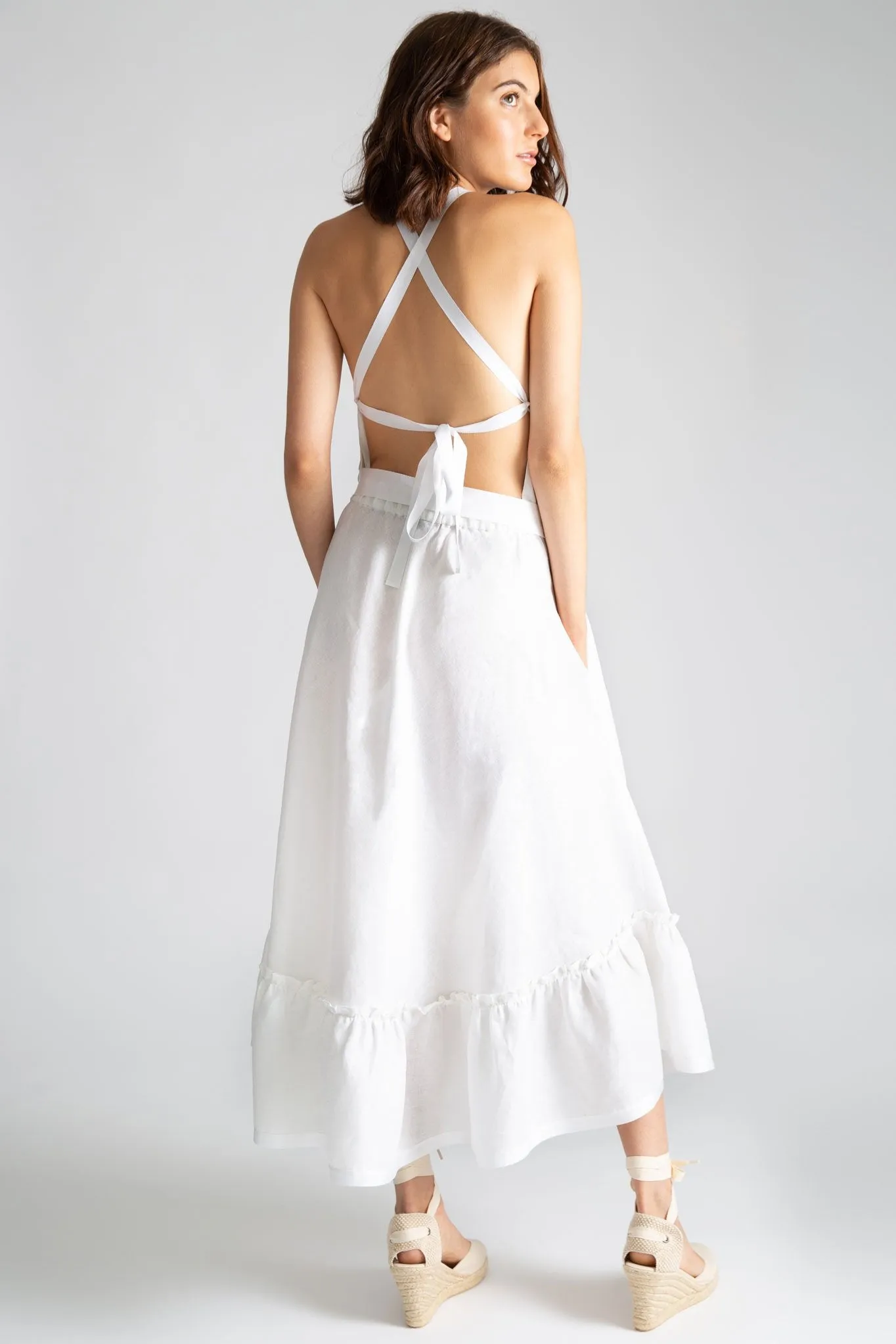 Amanda Open-Back Dress