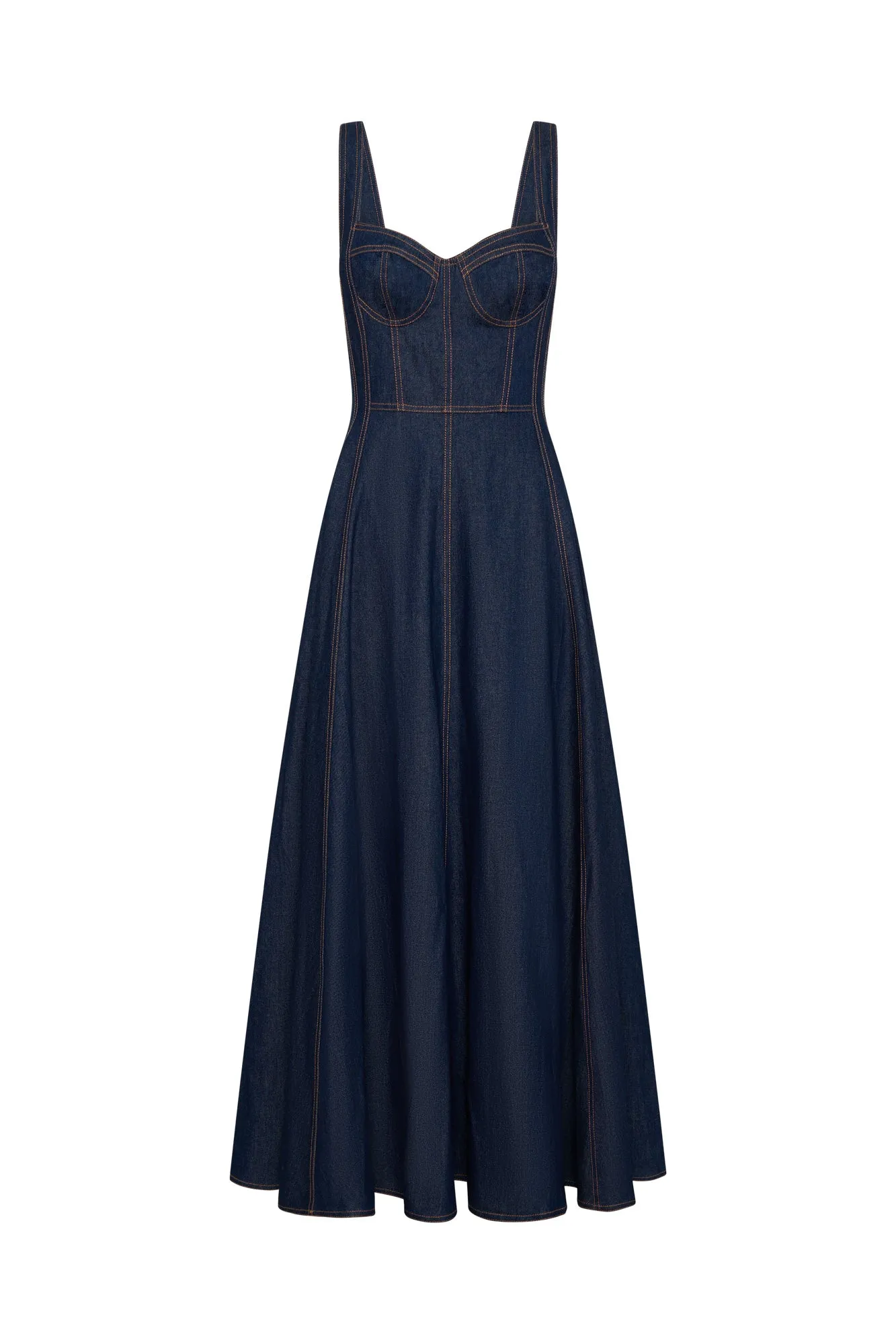 ANYA DRESS - INDIGO