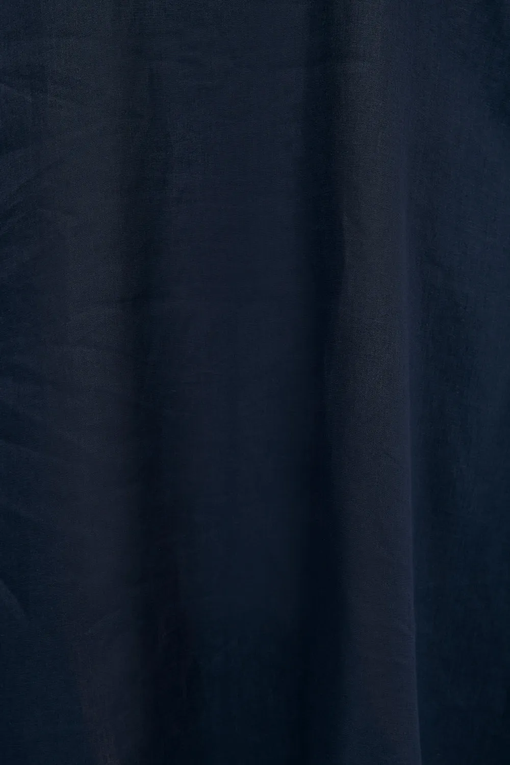 Bec Linen Top in Navy