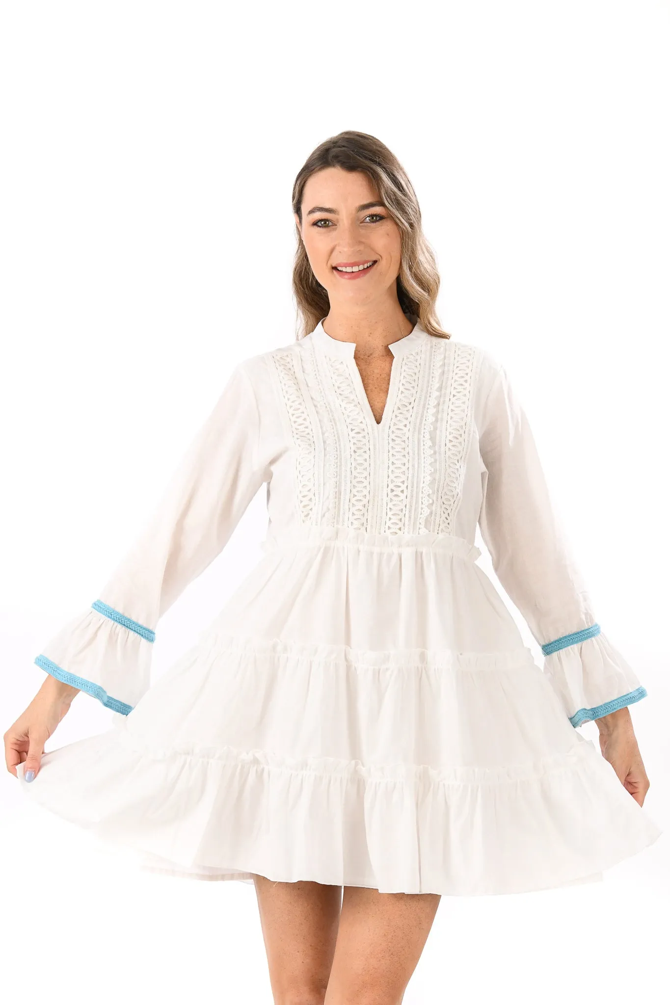 Belle Dress / White