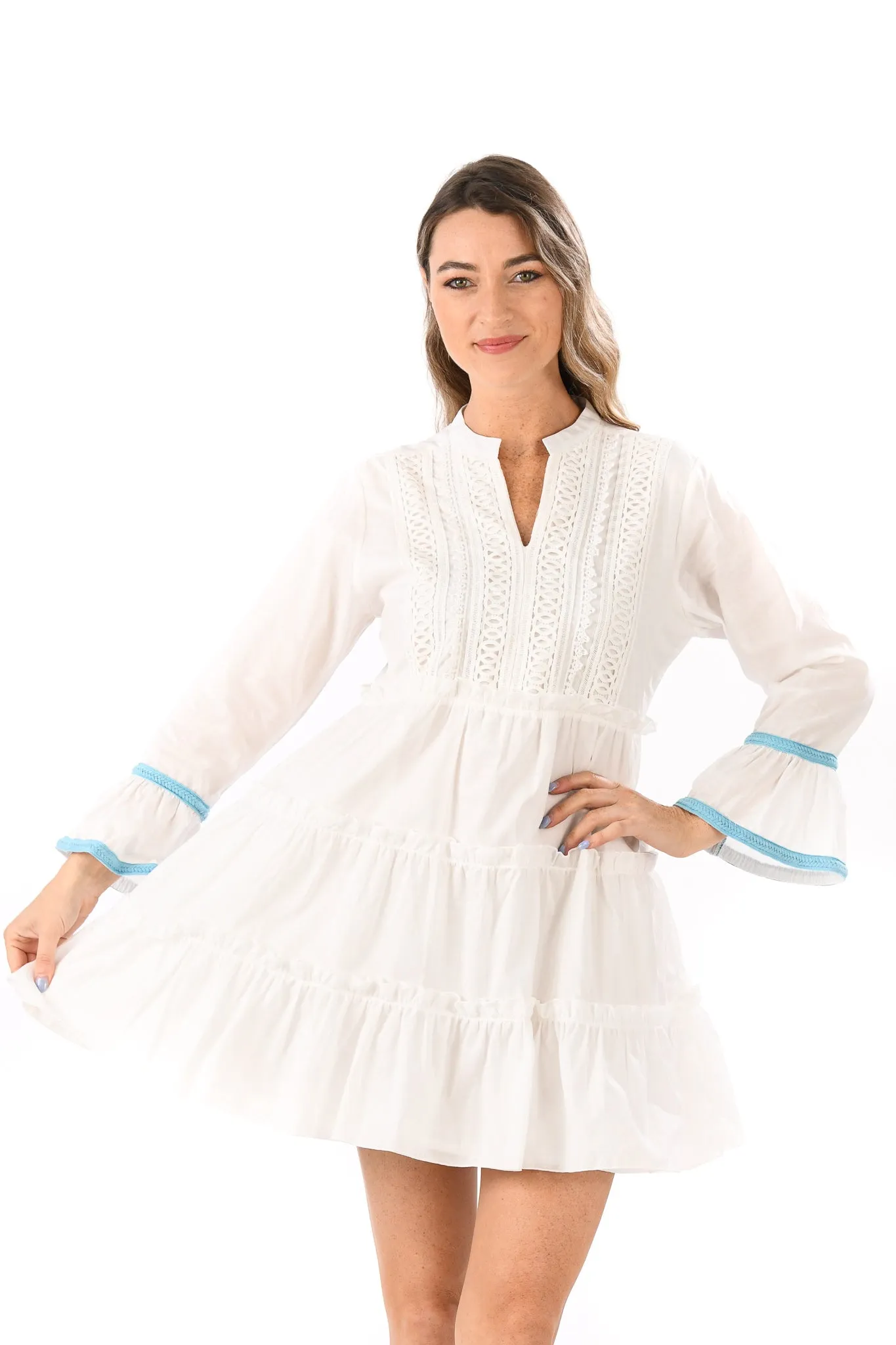 Belle Dress / White