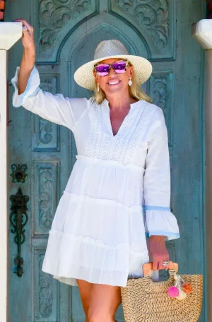Belle Dress / White
