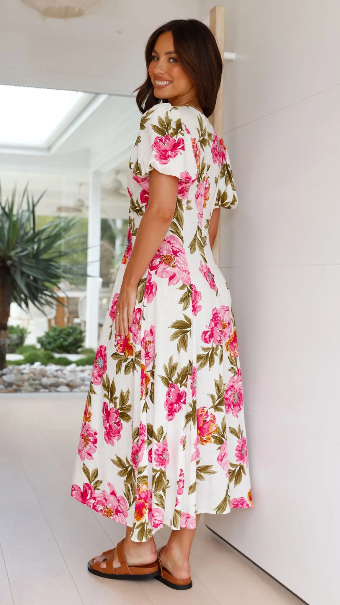 Blaire Midi Dress - Bonita Floral