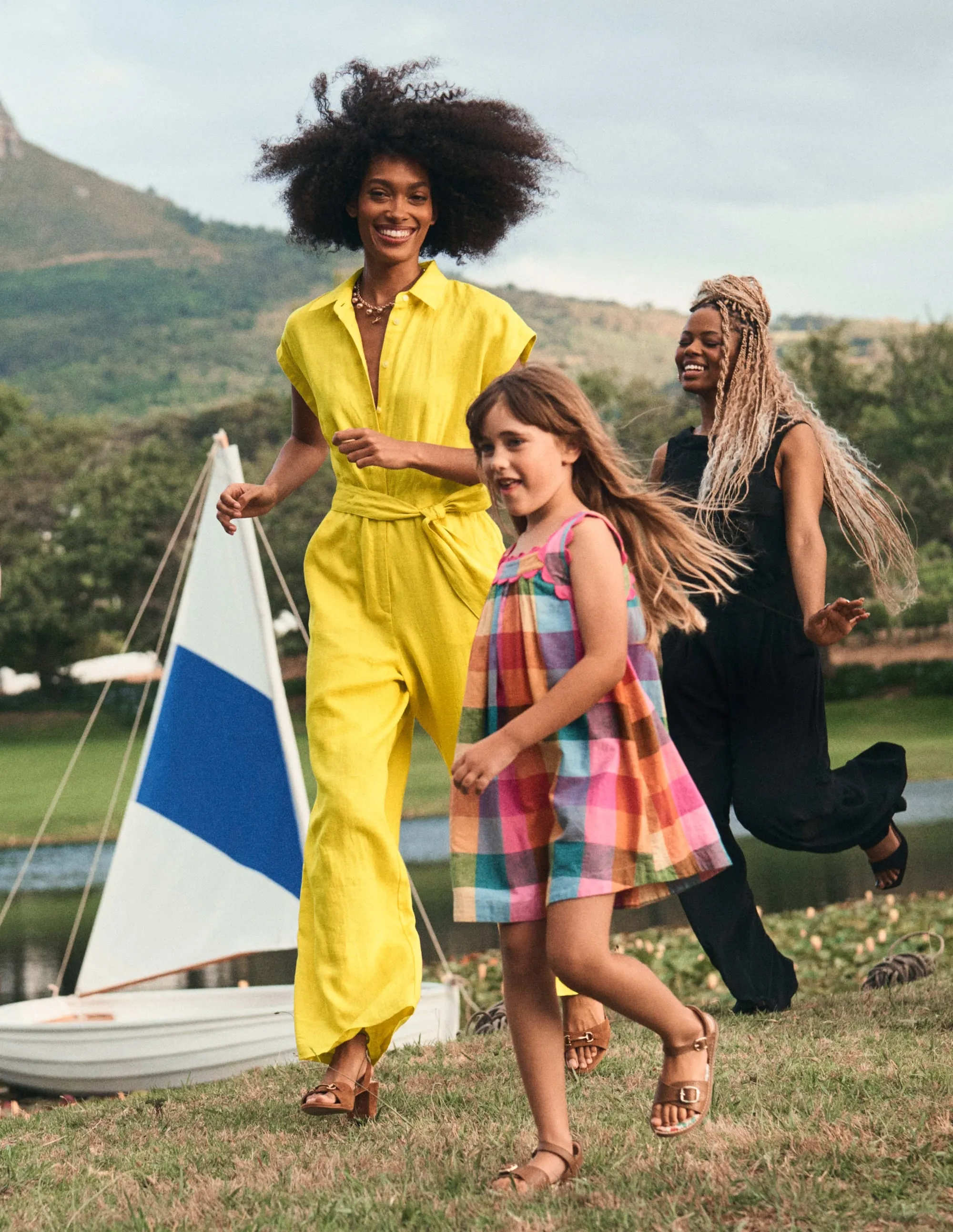 Colette Linen Jumpsuit-Pineapple Yellow