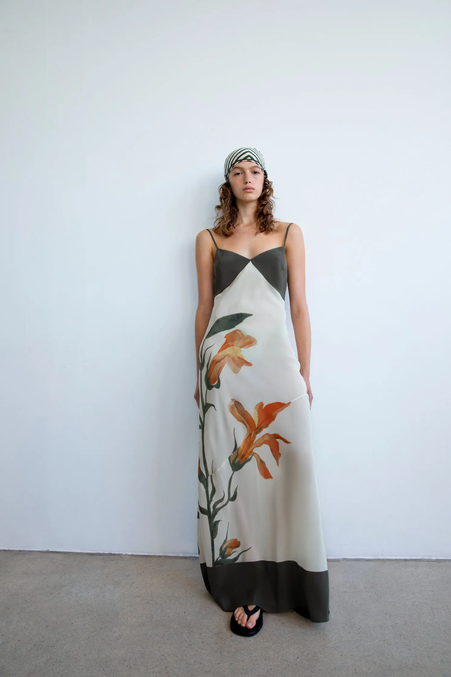 Constance V Neck Slip Dress