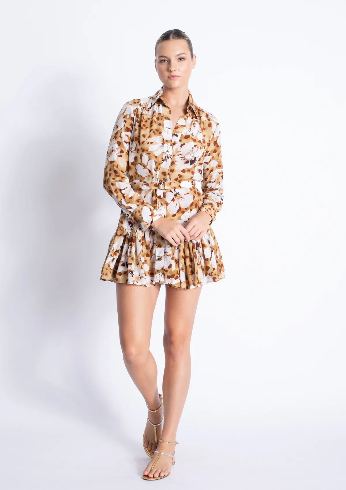 Daphne Print Mini Dress