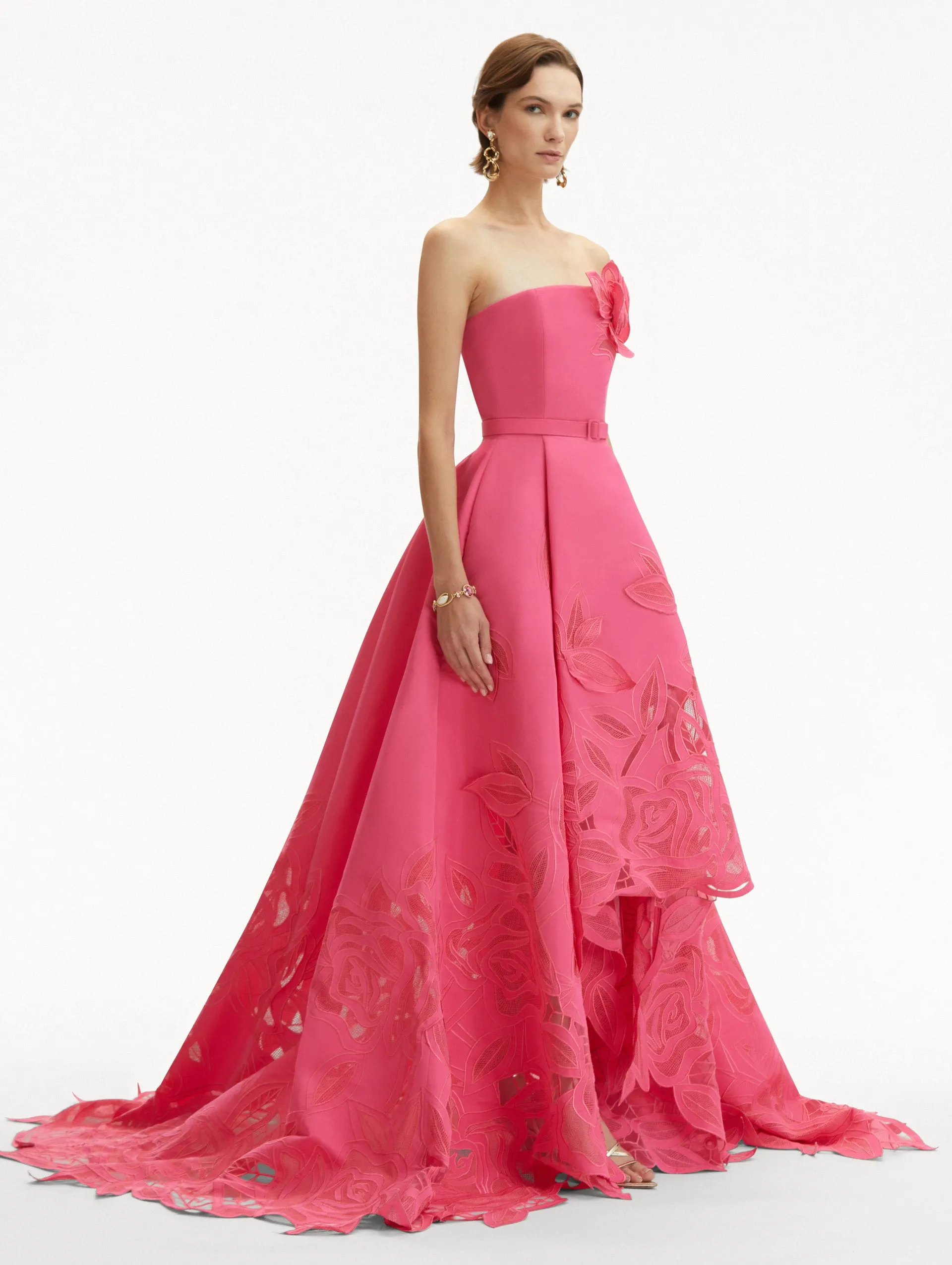 English Rose Cutout Gown