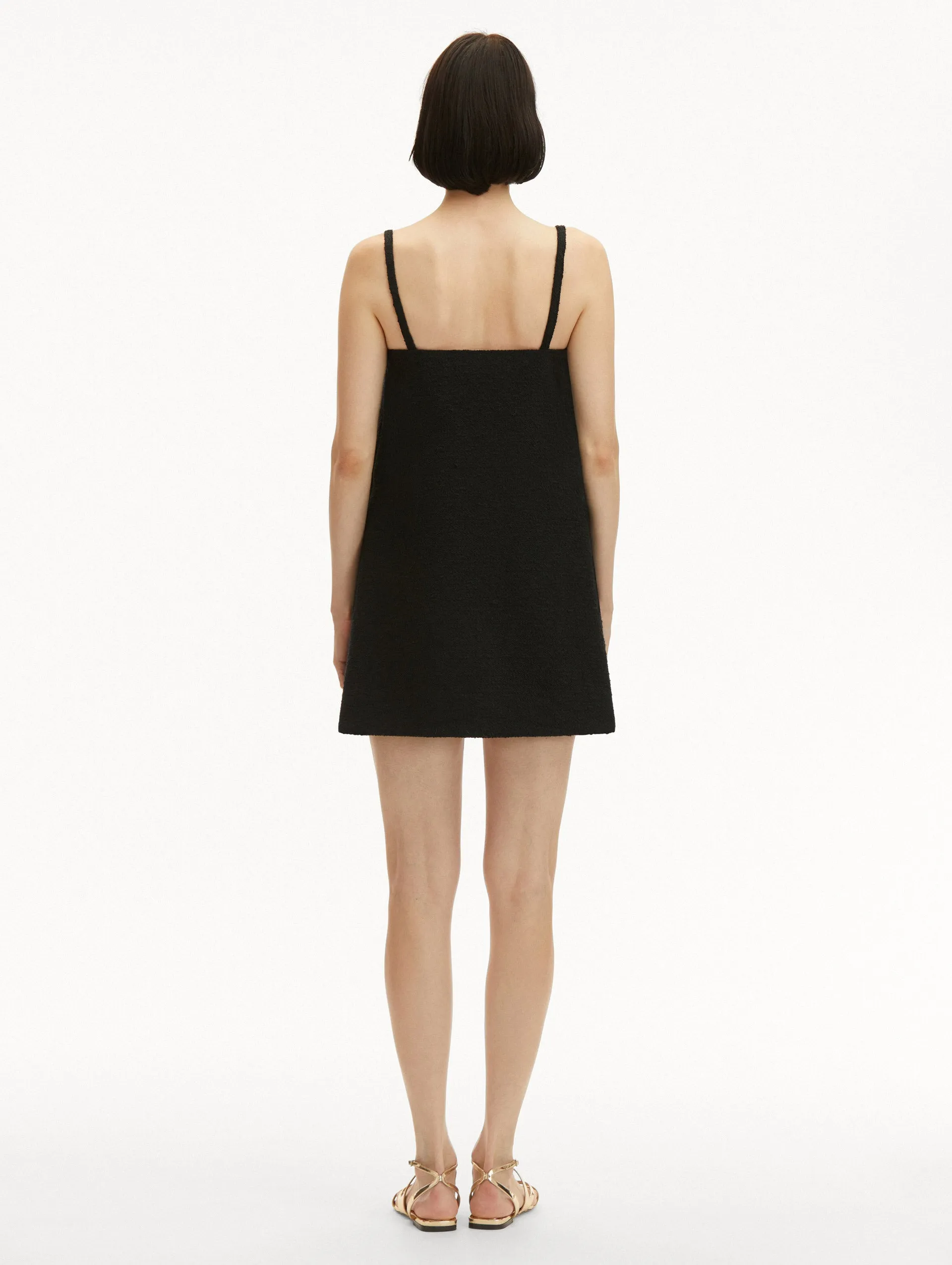 English Rose Cutout Trapeze Dress