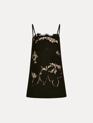 English Rose Cutout Trapeze Dress