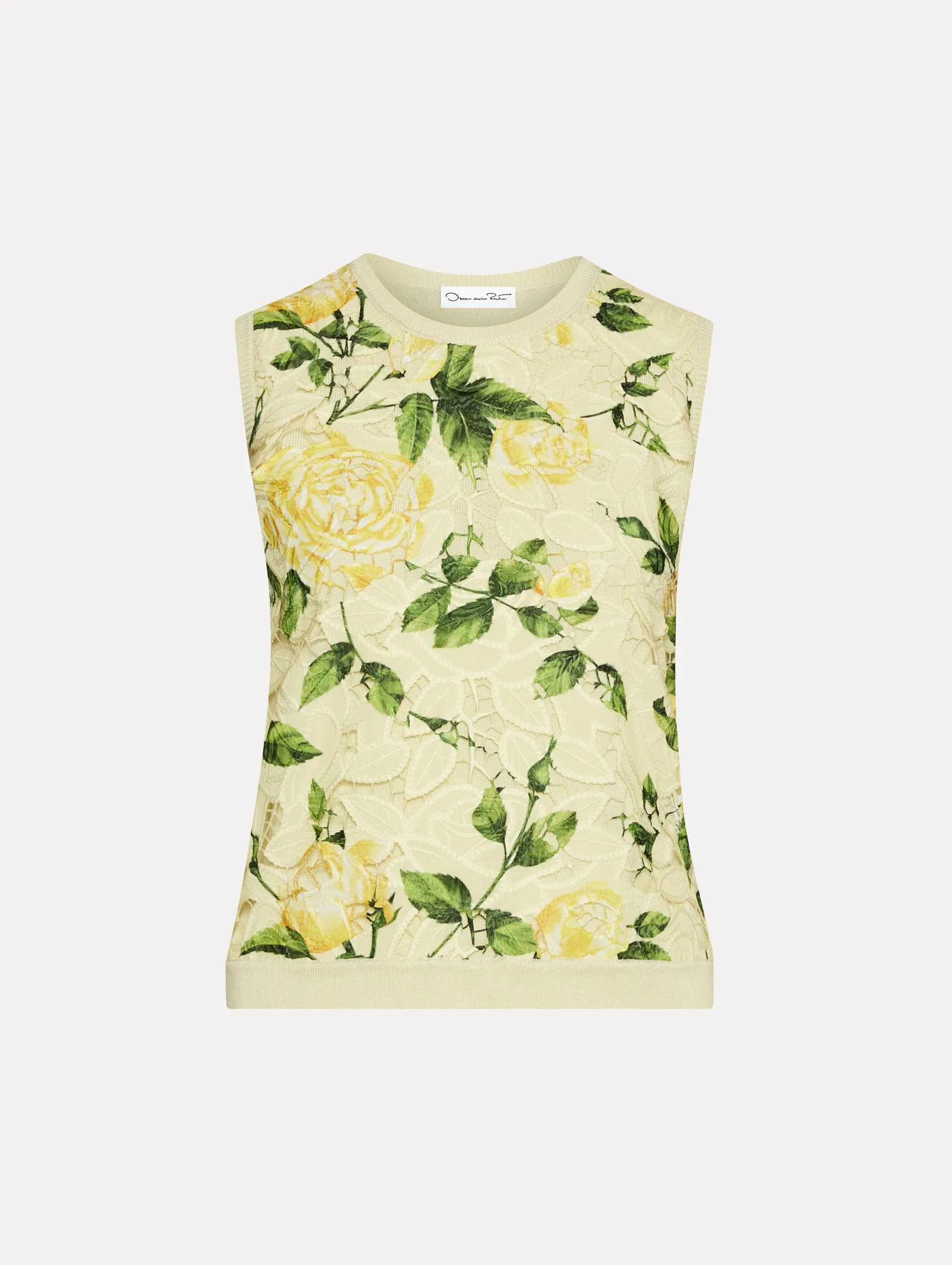 English Rose Guipure Inset Tank