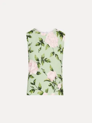 English Rose Printed Tank