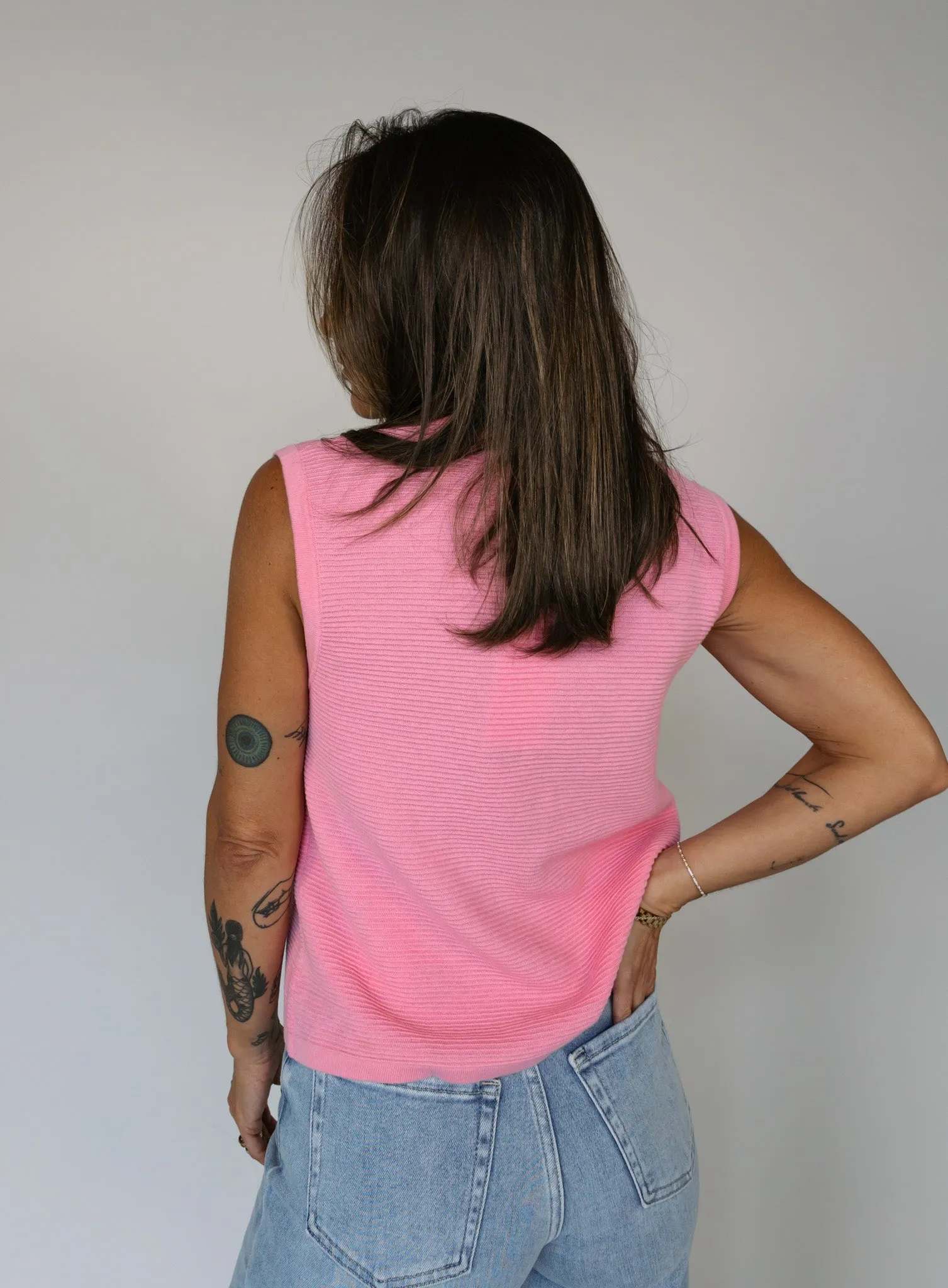 Gabriette Tie Front Tank - Final Sale