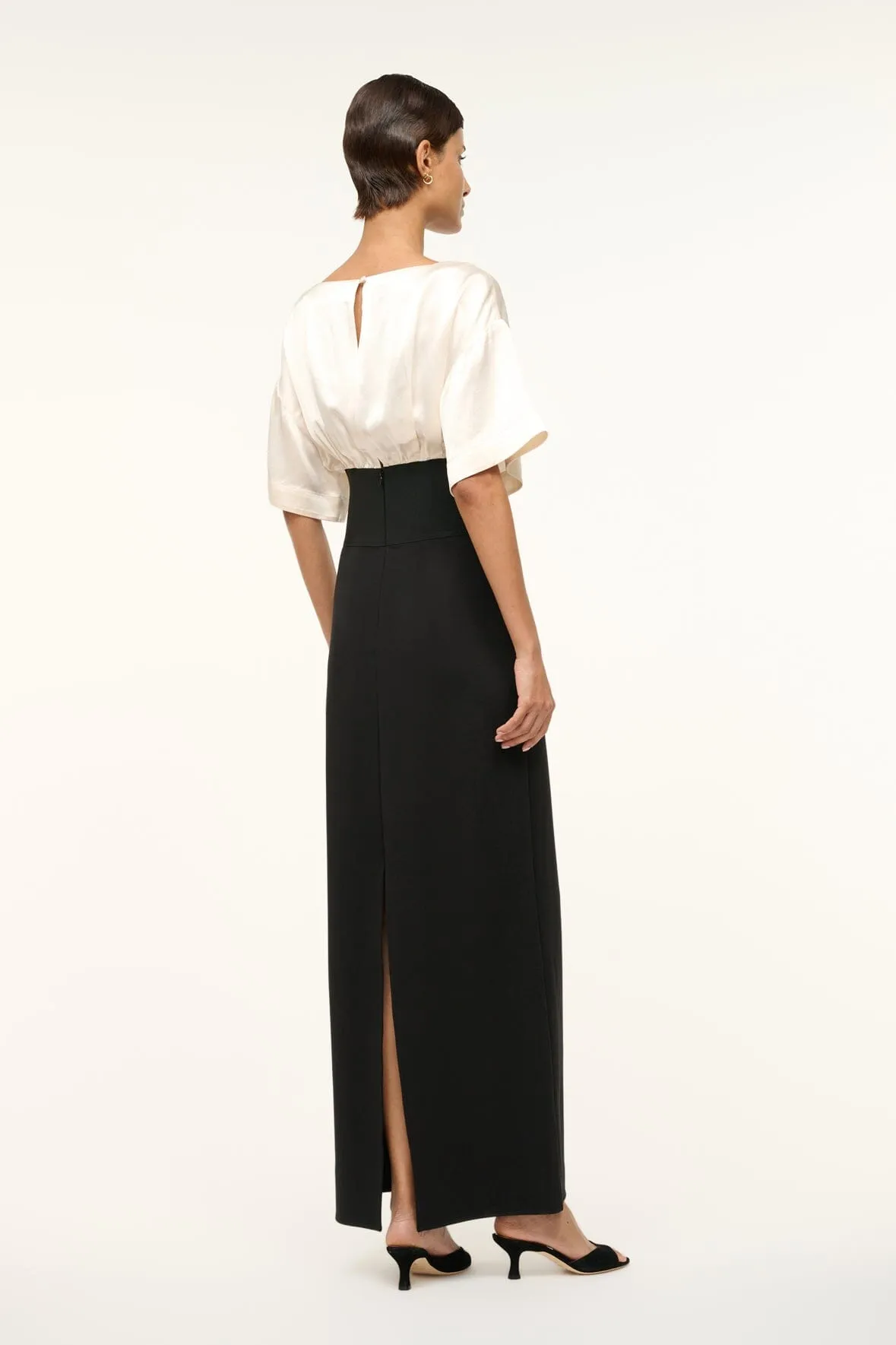 GARNET DRESS | IVORY BLACK