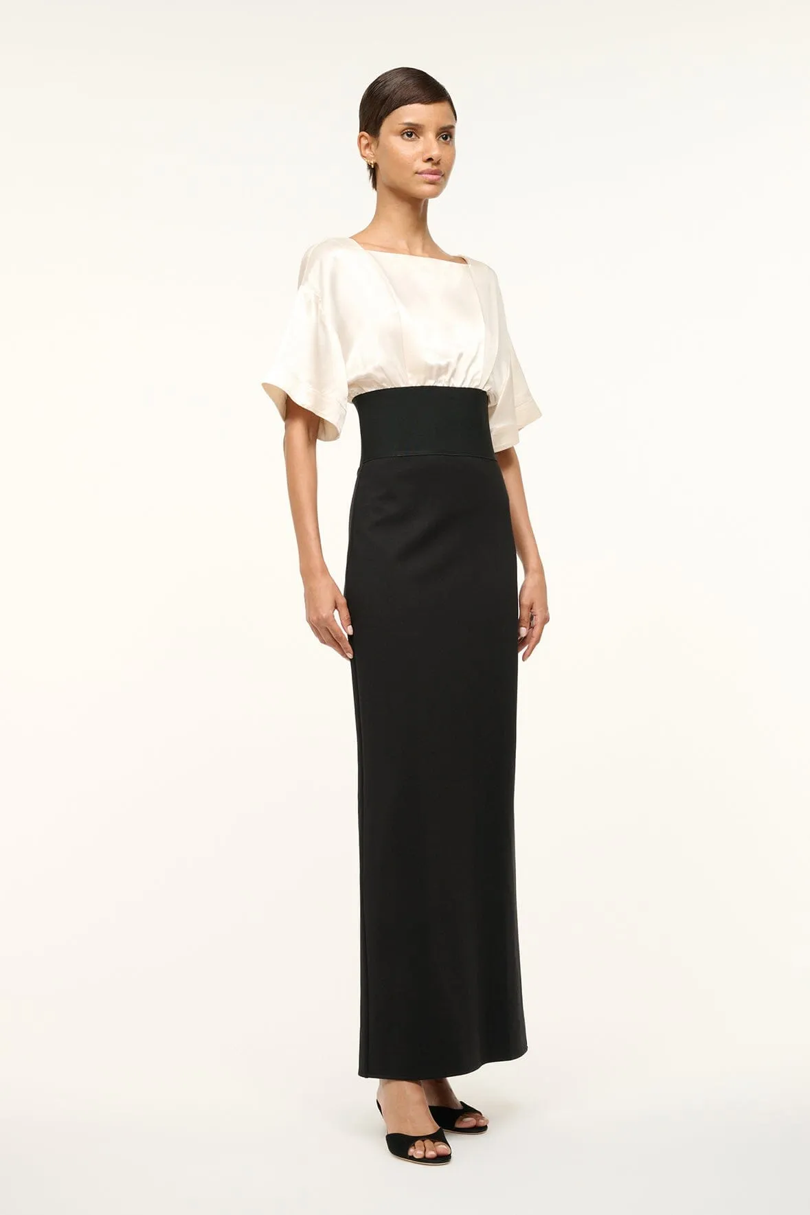 GARNET DRESS | IVORY BLACK