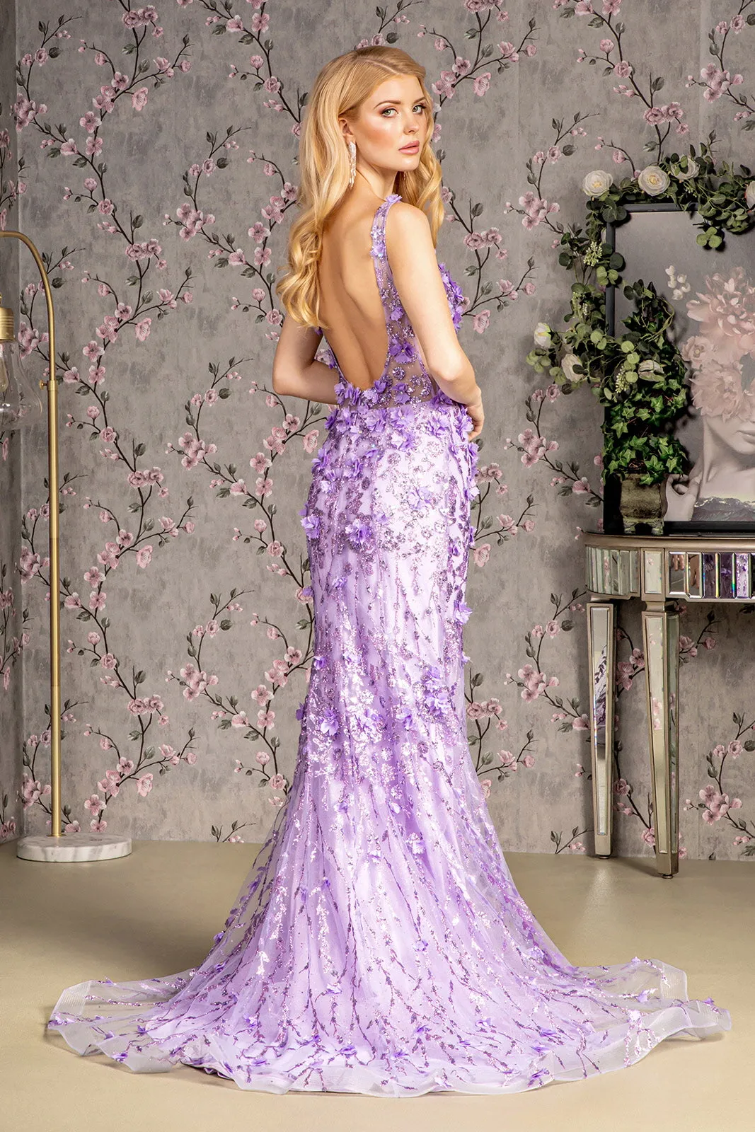 Glitter Prom Mermaid Evening Long Dress