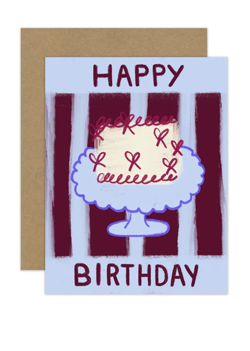 Happy Birthday Cake Card