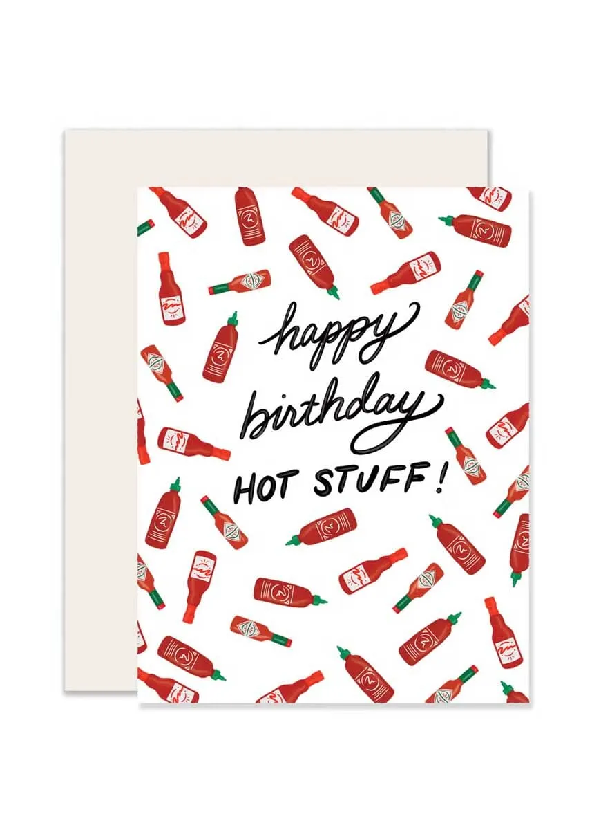 Hot Stuff Birthday Card