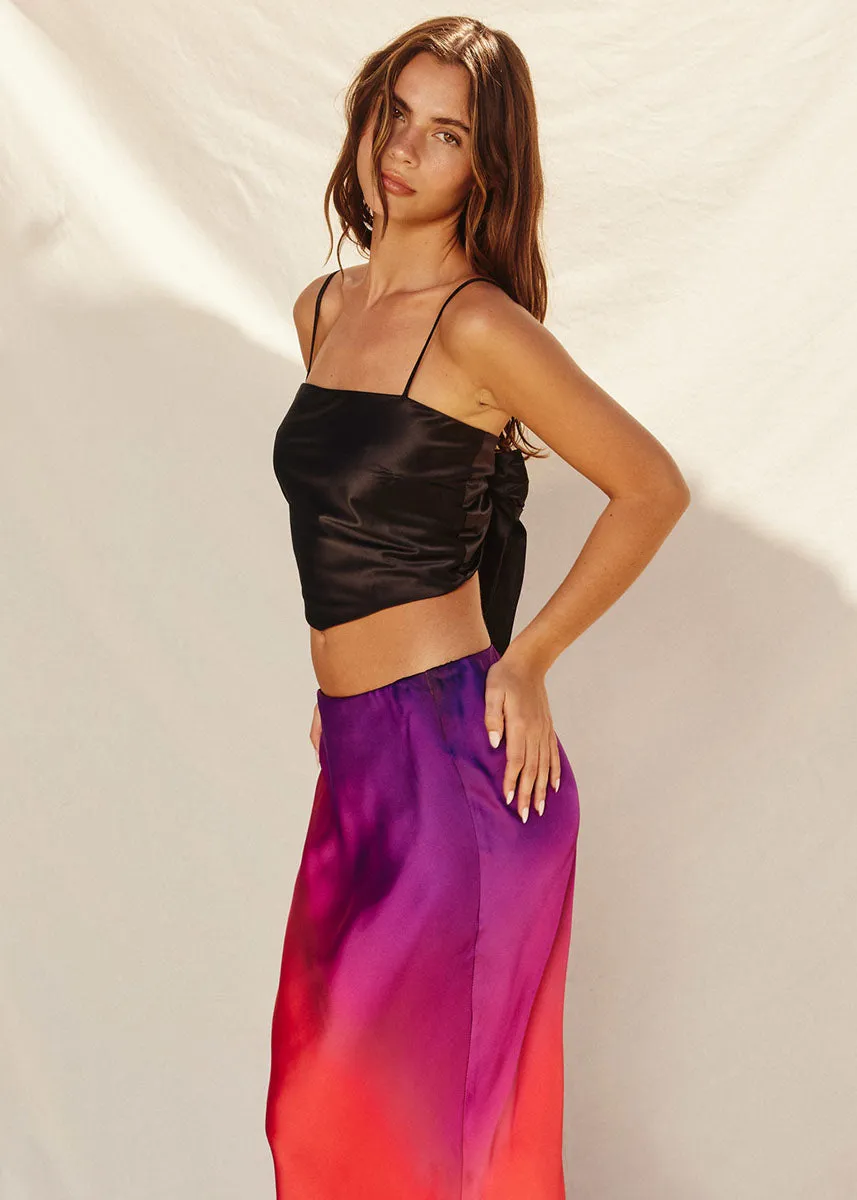 Jessica Tie-Back Cami - Black