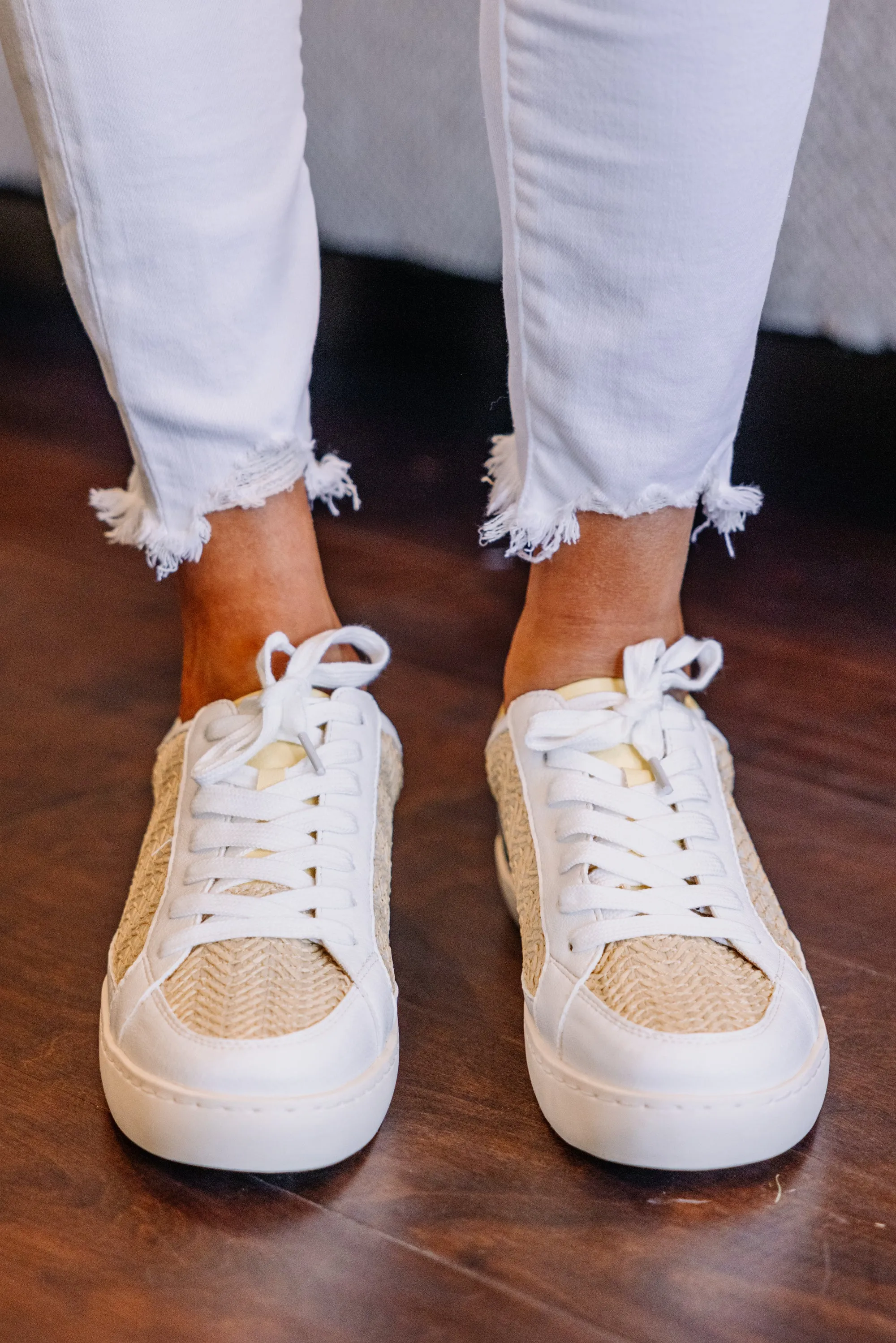 Life's A Party Lemon Yellow Sneakers