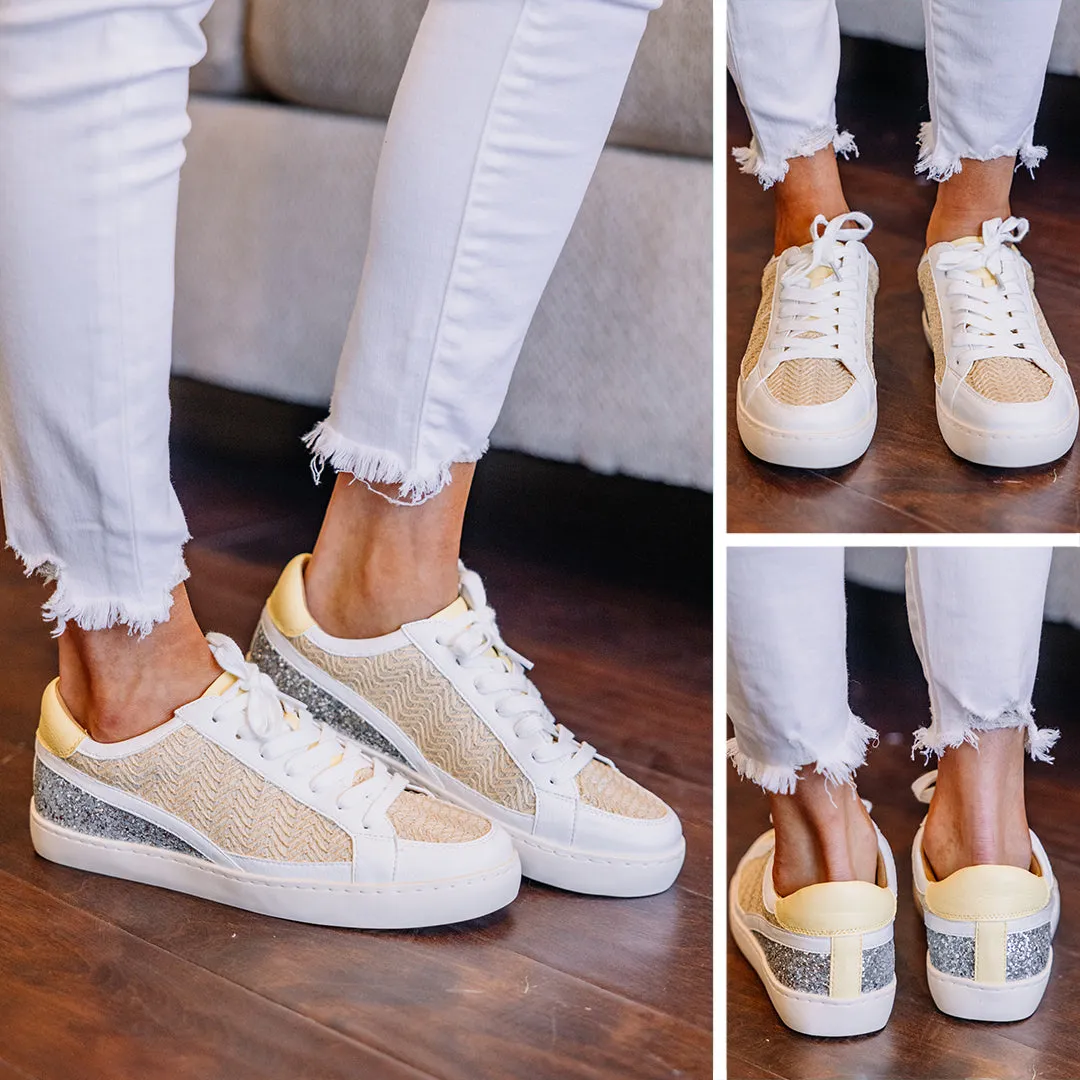 Life's A Party Lemon Yellow Sneakers