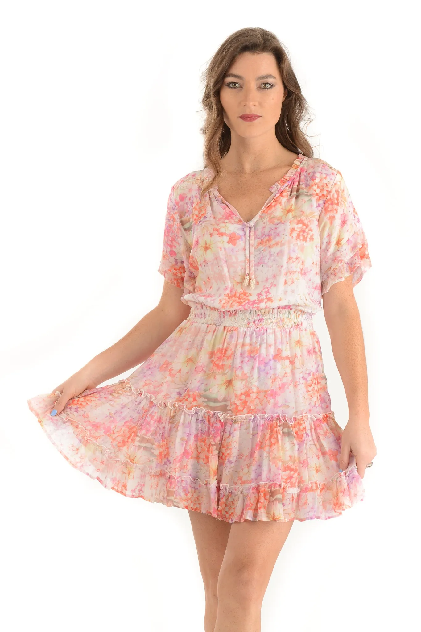 Lily Dress / Pastel Garden
