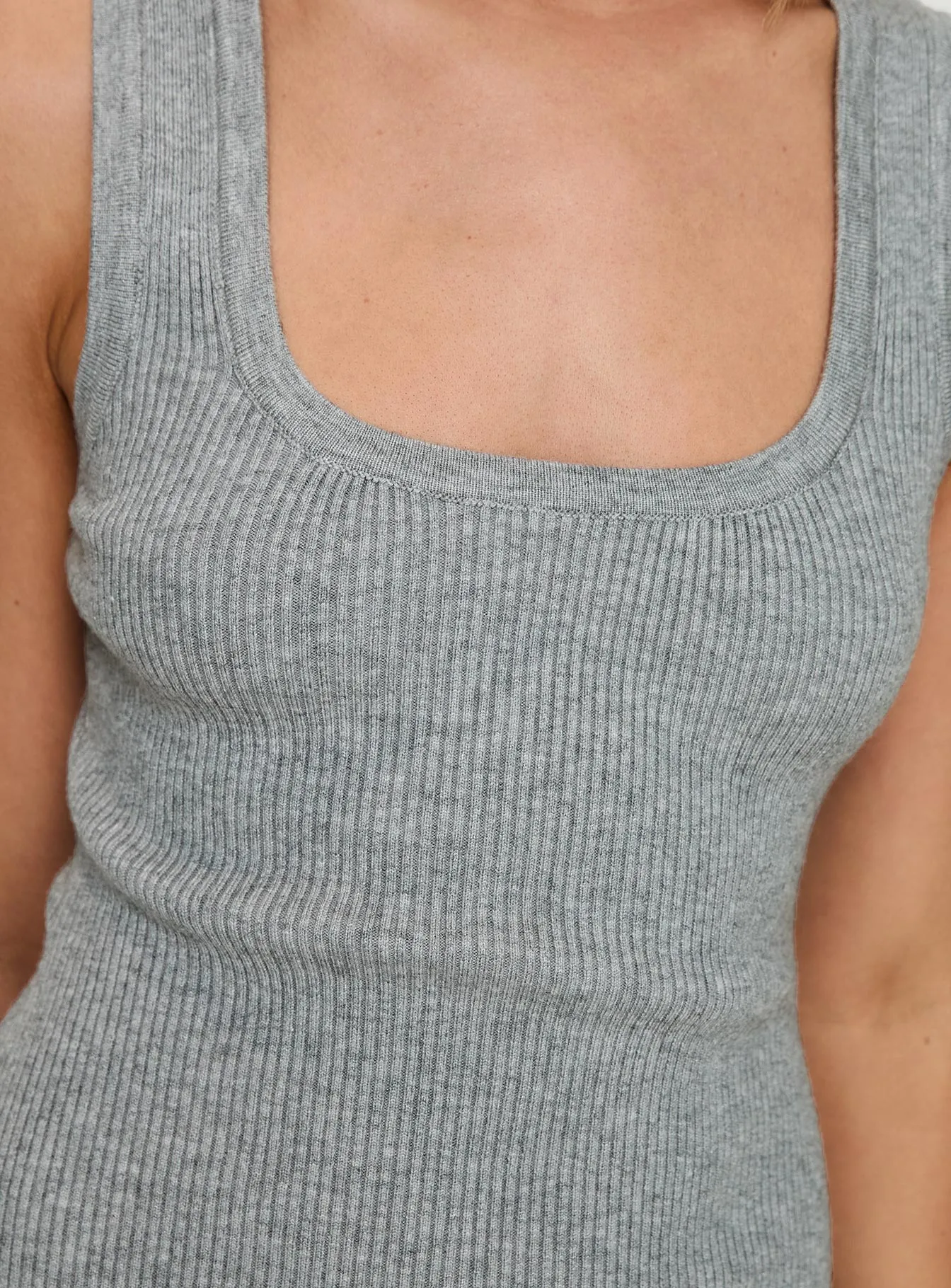 Macaroni Mini Dress Grey