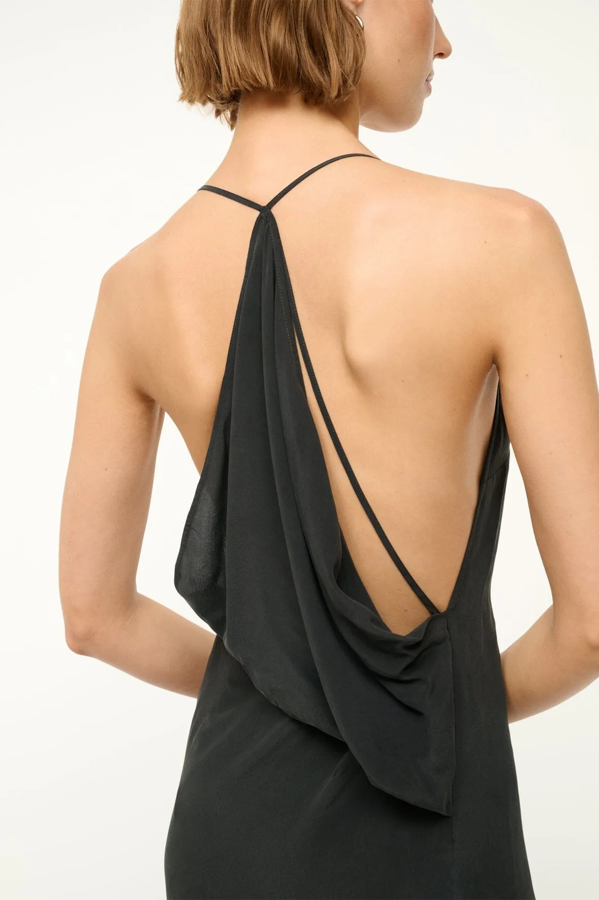 MACHU SILK DRESS | BLACK