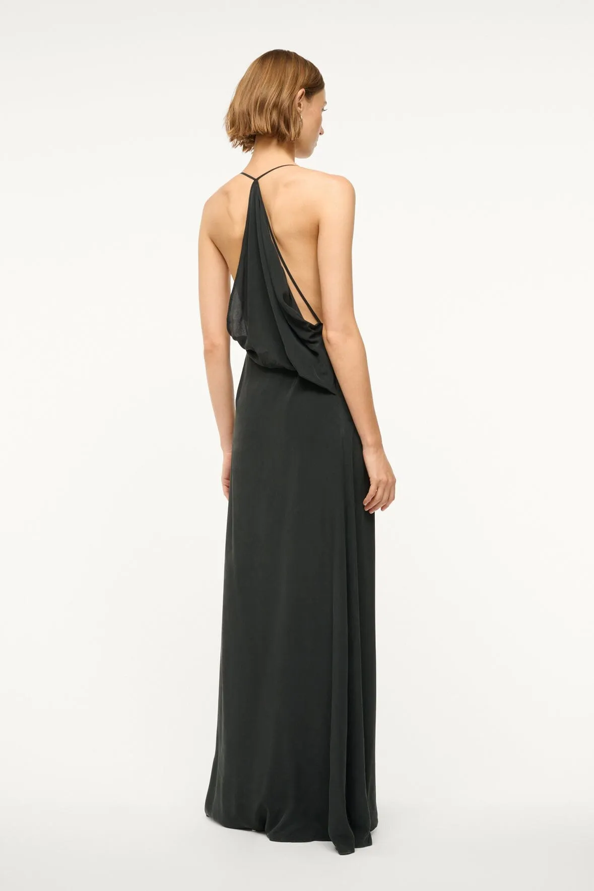 MACHU SILK DRESS | BLACK