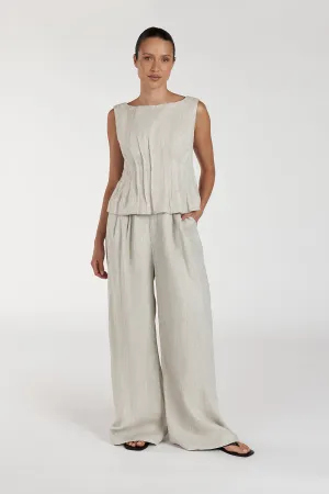 MANA NATURAL PINTUCK TOP
