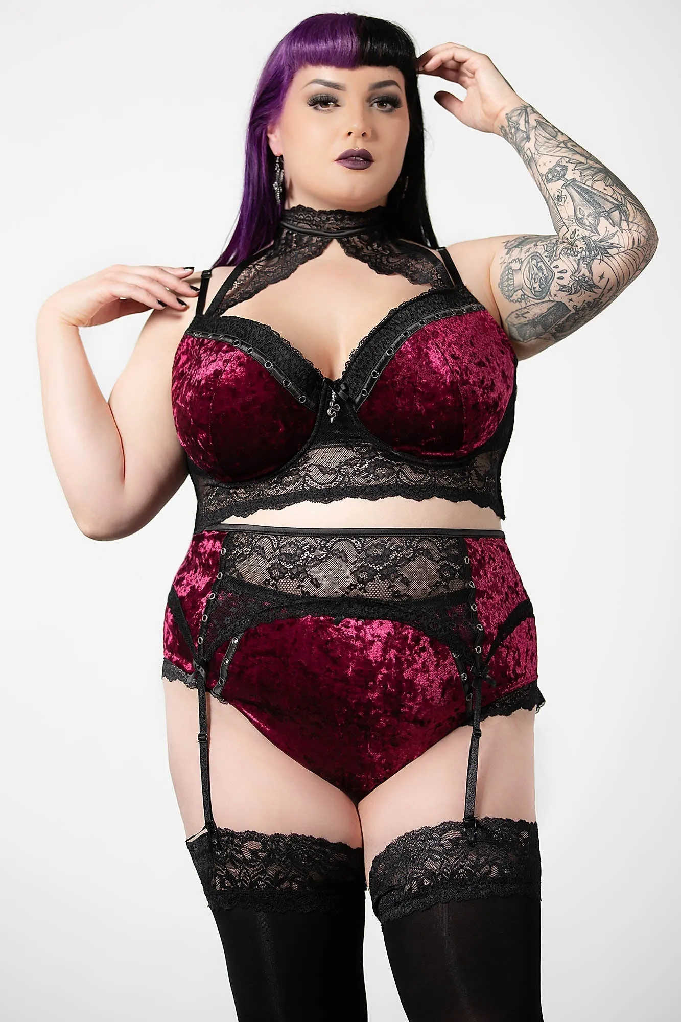 Mercy Lace Garter Belt [BLOOD]