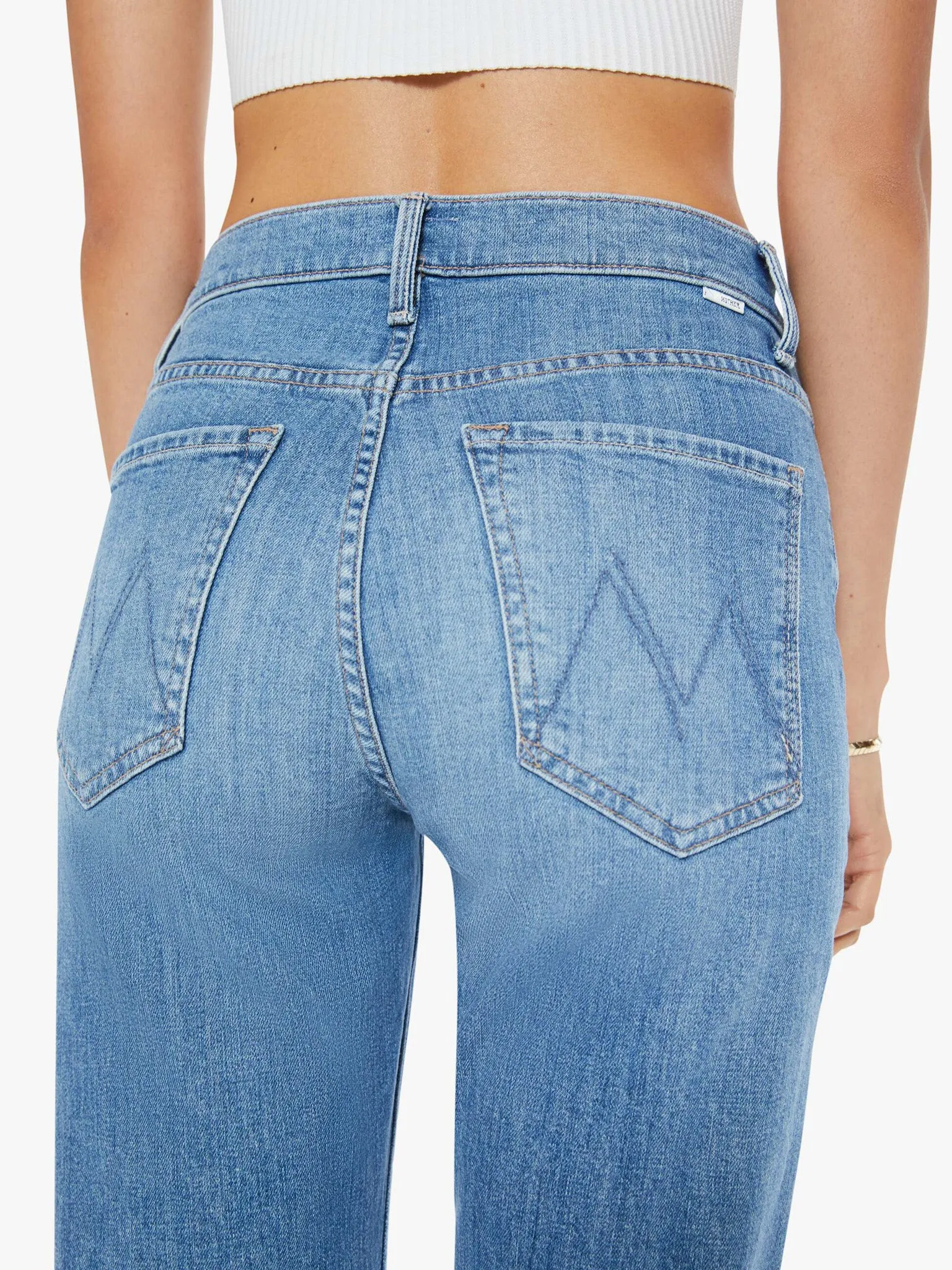 Mother The Ditcher Zip Crop- Boogie Down