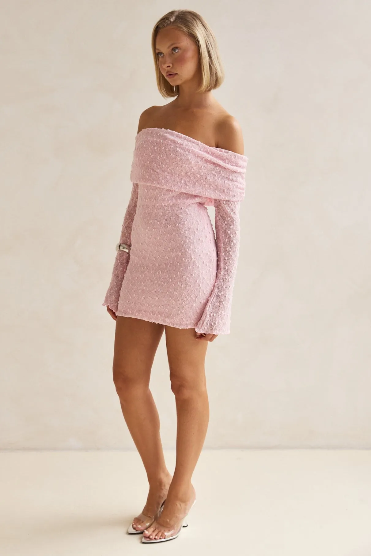 Pamela Mini Dress (Pink)