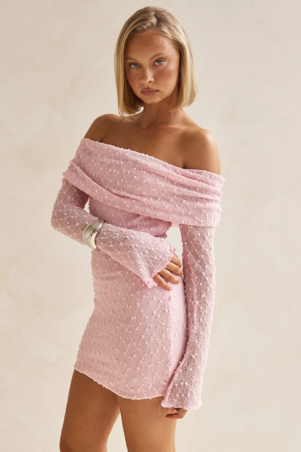 Pamela Mini Dress (Pink)