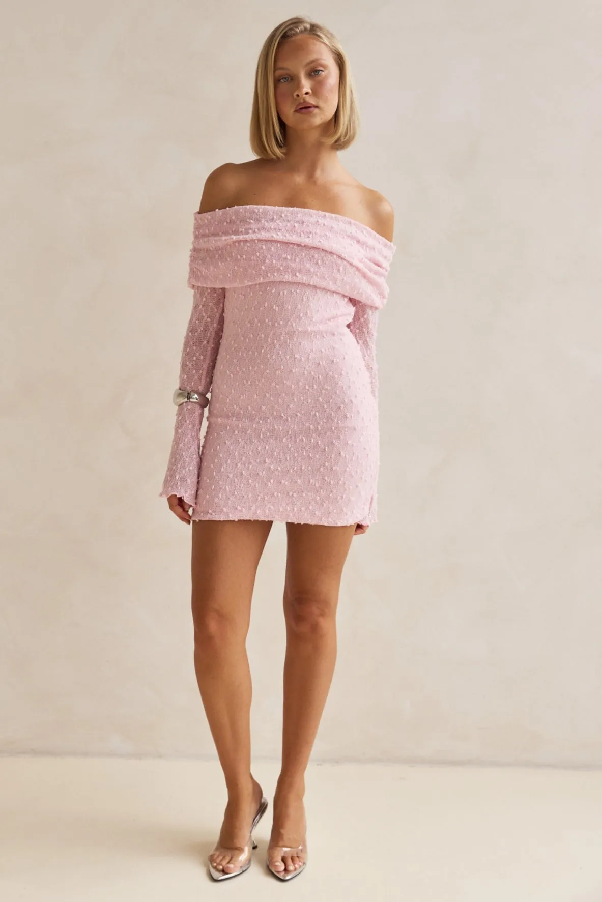 Pamela Mini Dress (Pink)