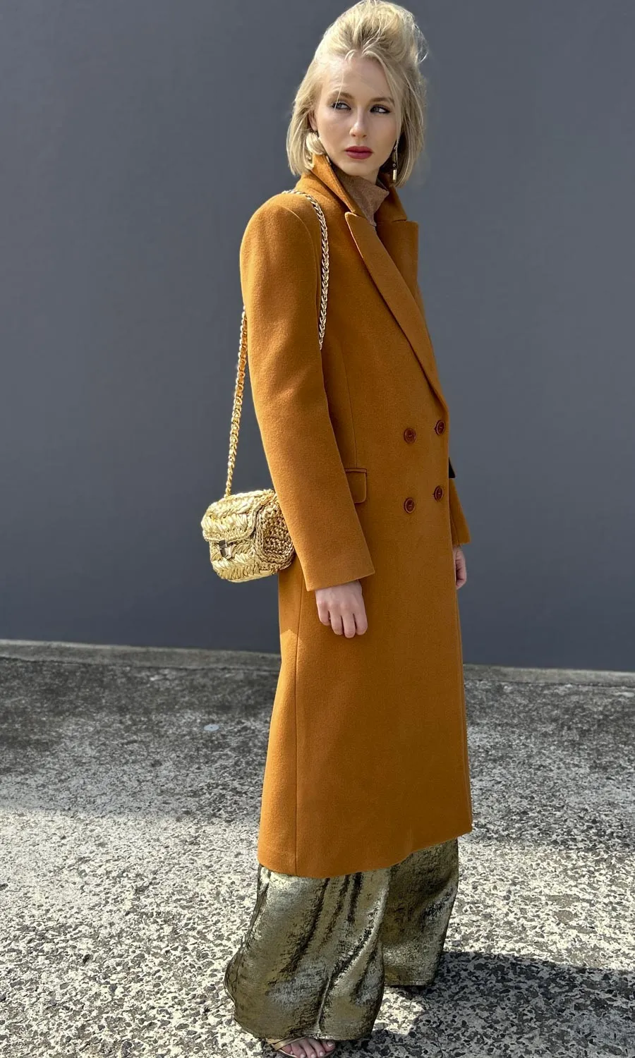 Patricia Pepe Double Breasted Laurent Coat