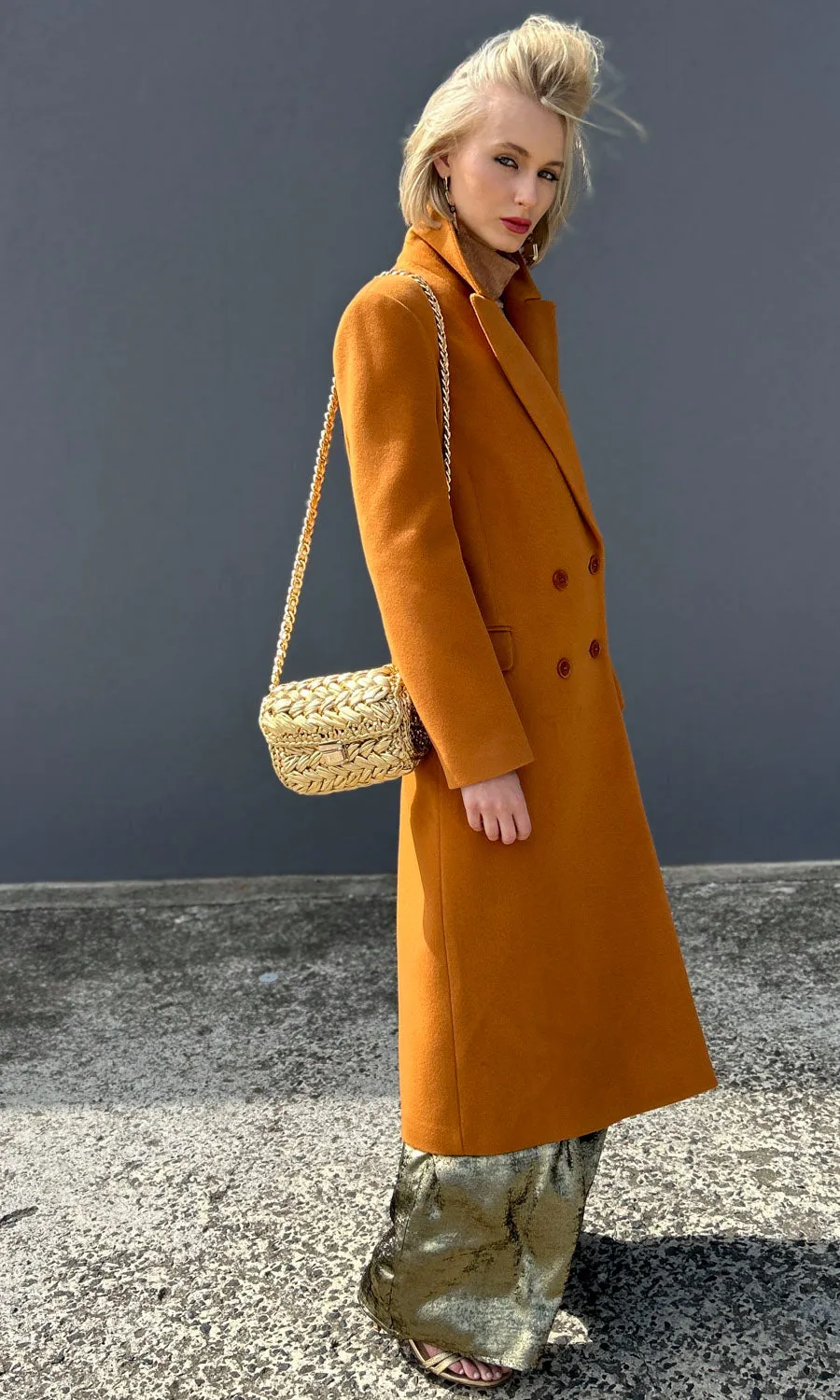 Patricia Pepe Double Breasted Laurent Coat