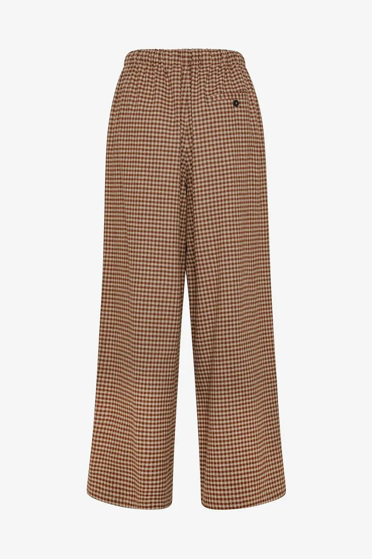 Pomandere Copper Check Trousers