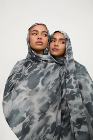 Printed Modal Hijab - Cloudy Night