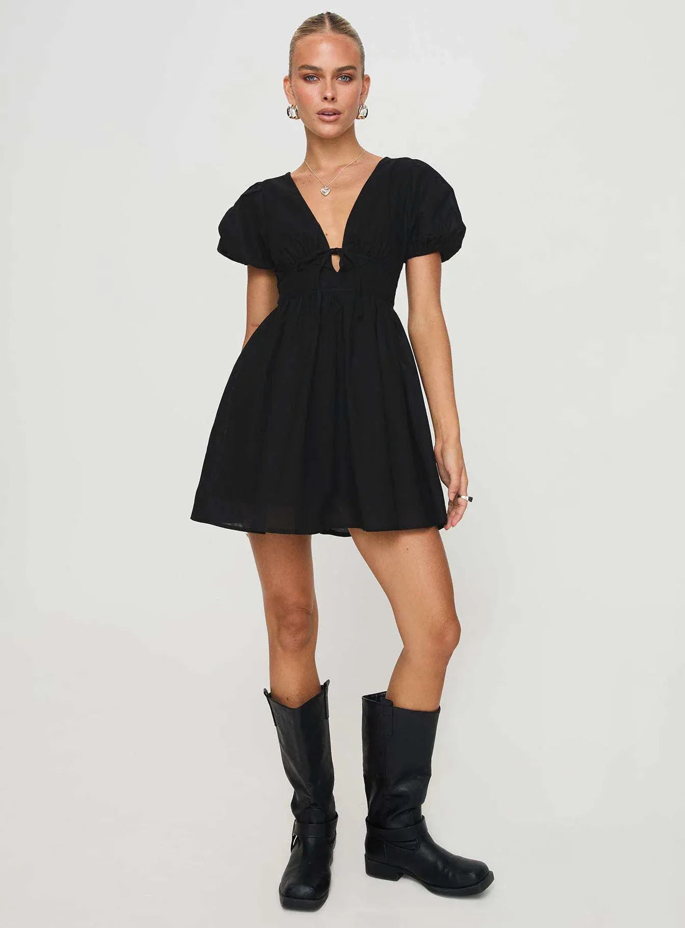 Raleigh Mini Dress Black
