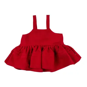 RED TOP WITH BIG FRILL