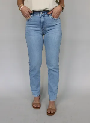 River Straight Leg Light Wash Denim - Final Sale