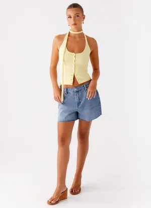 Roland Denim Shorts - Blue