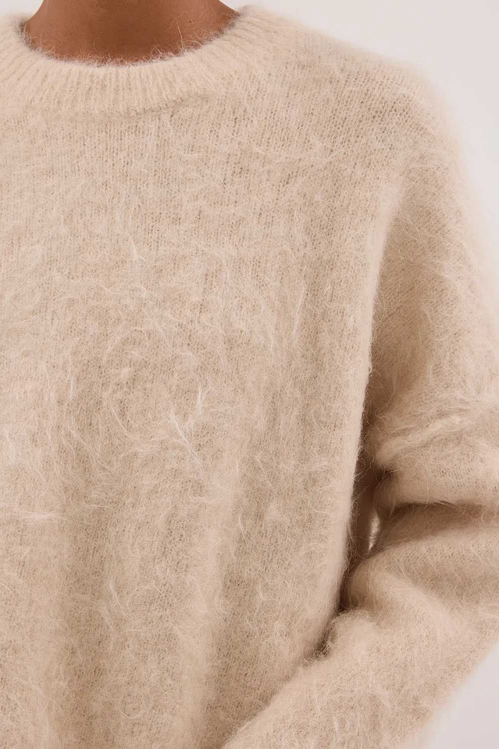 SALMA CREAM LONGLINE JUMPER