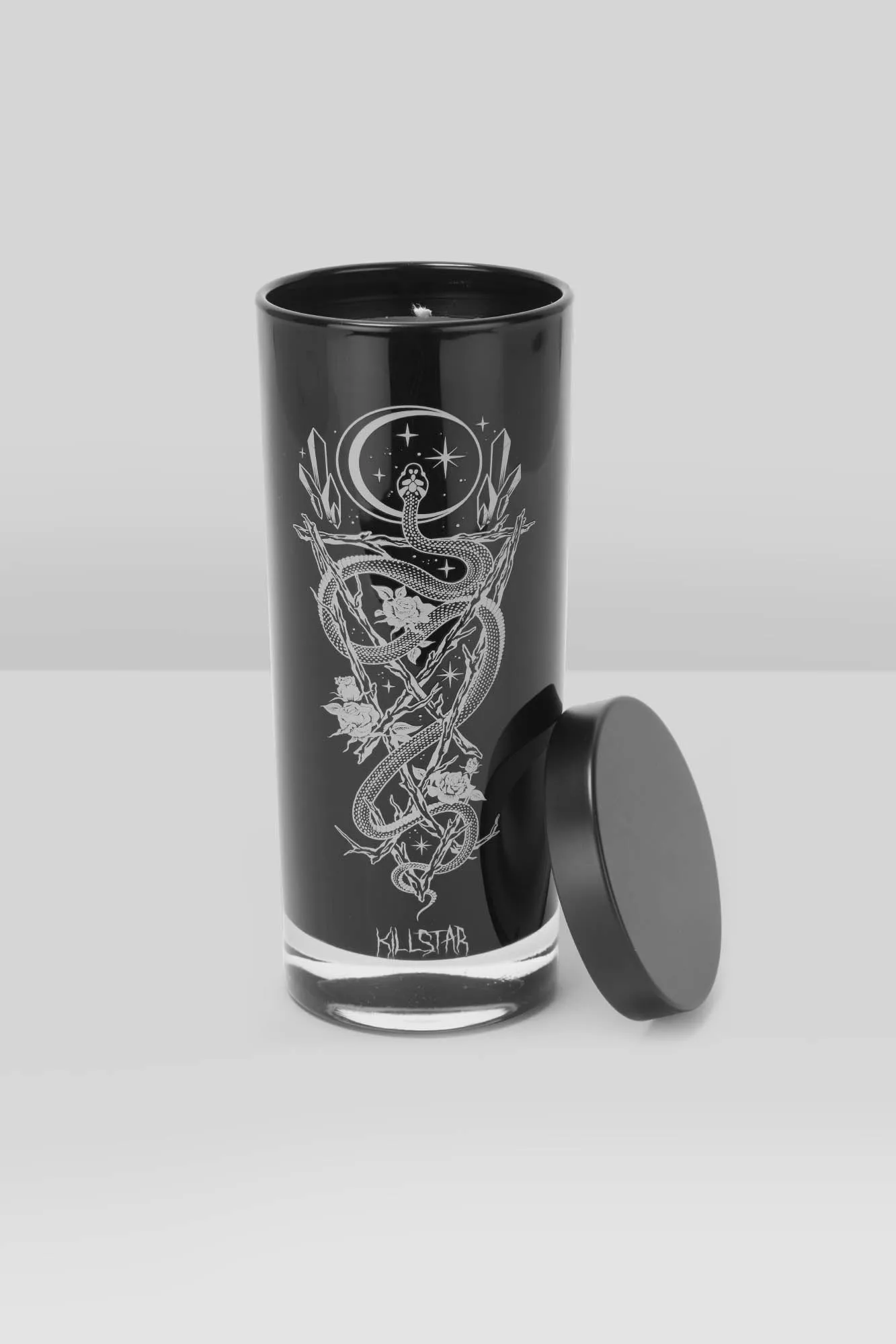 Savasana Tall Glass Candle