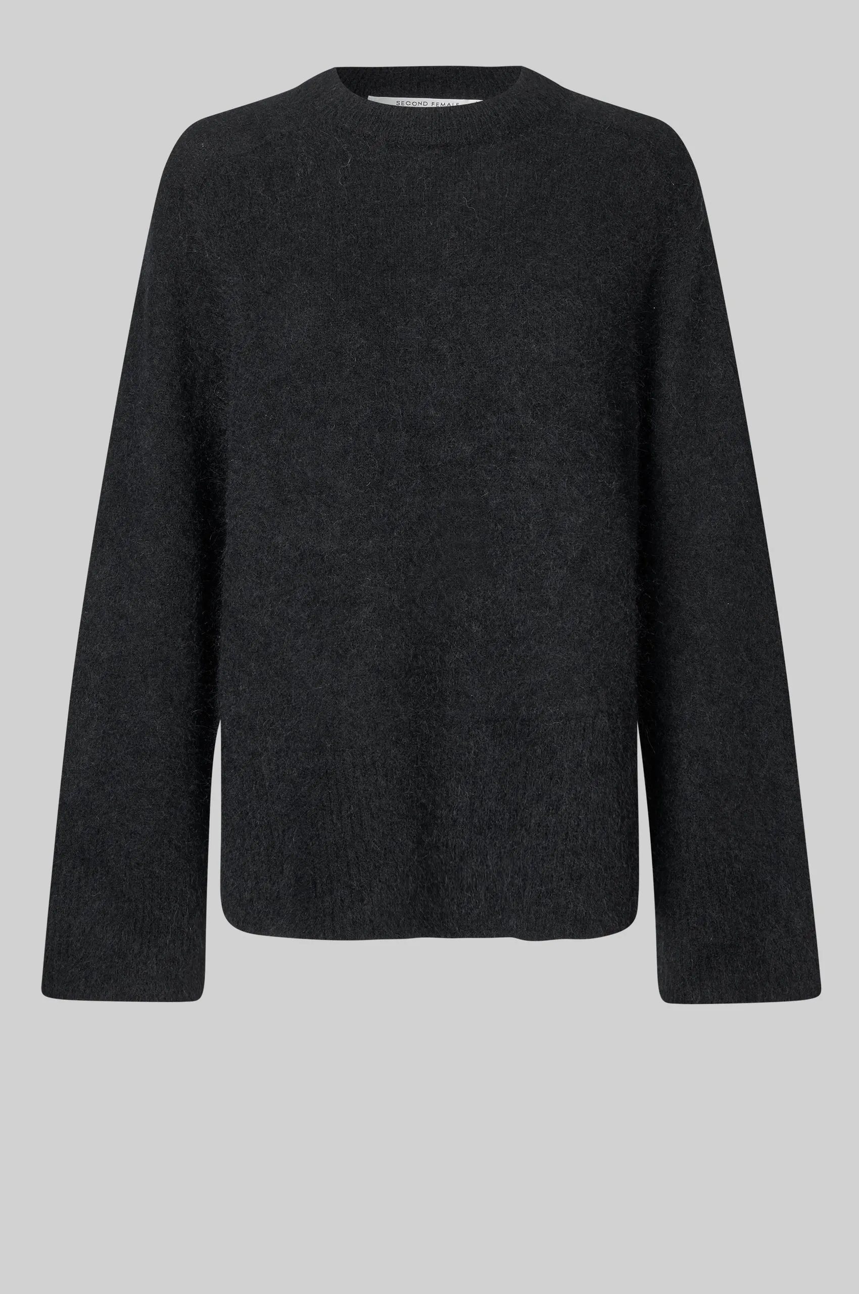 Second Female Black Crew Raglan Jumper