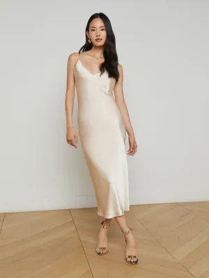 Seridie Silk Slip Dress