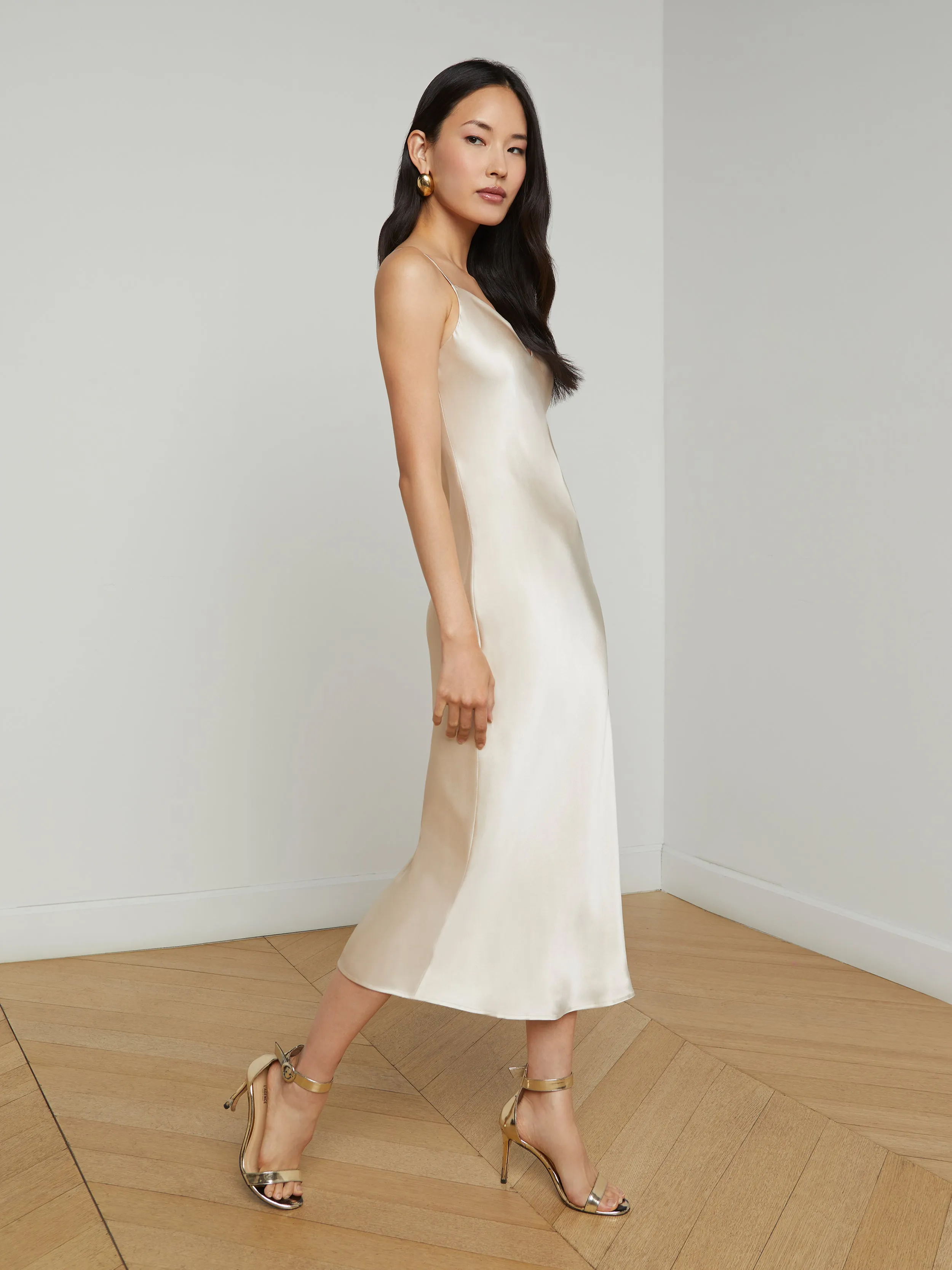 Seridie Silk Slip Dress