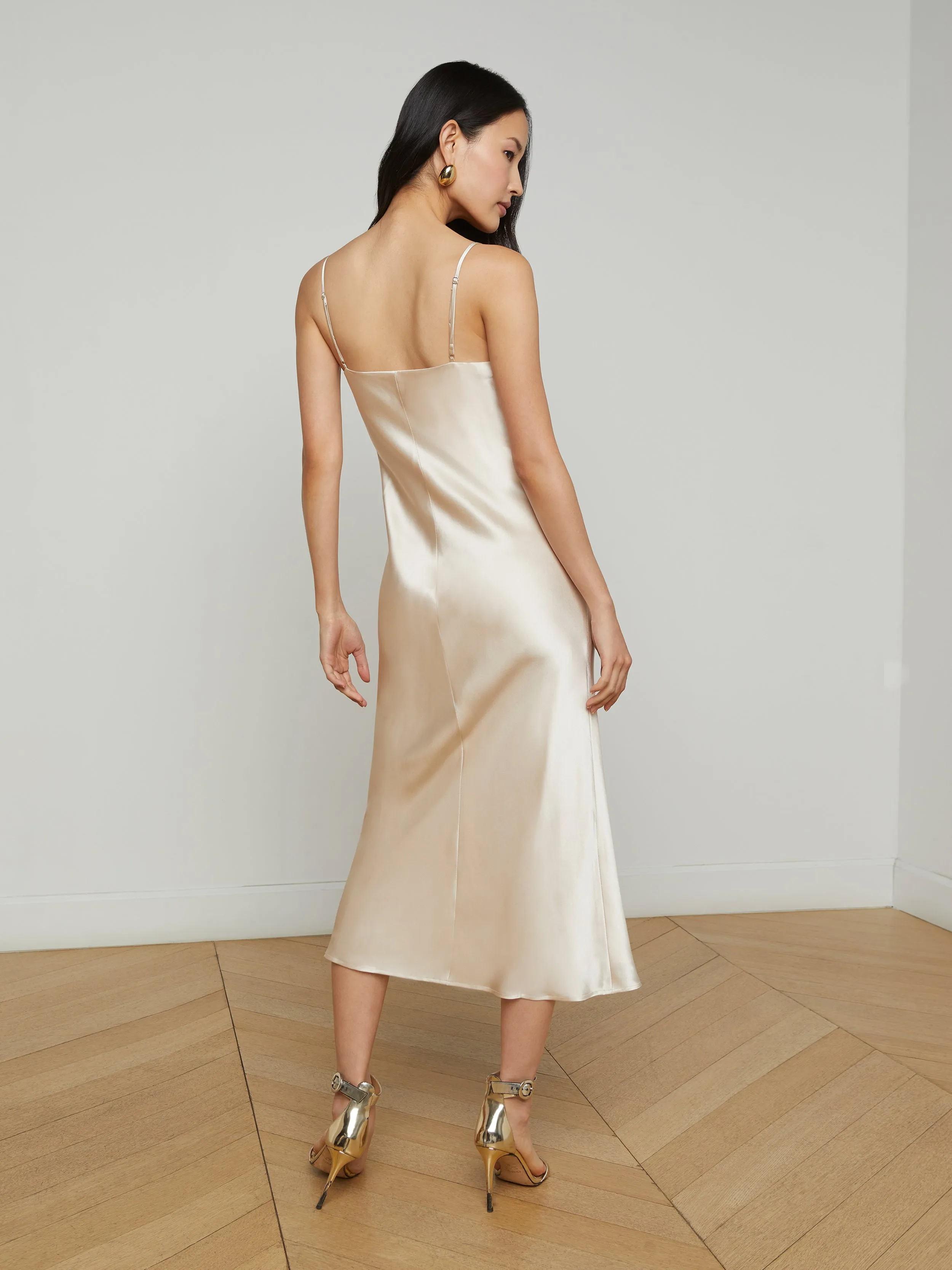 Seridie Silk Slip Dress